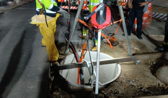 La Intendencia de Montevideo inici� trabajos en la Red Arteaga para lo que emplea tecnolog�a de avanzada