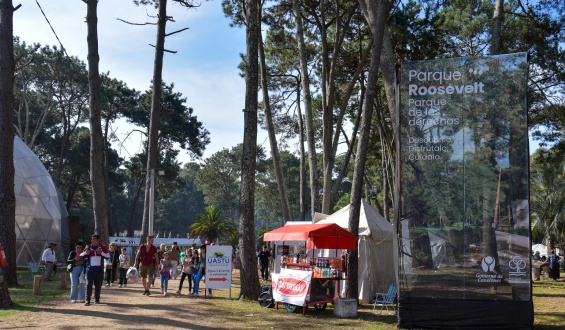 El intendente canario afirm� que el traslado de la carpa del Vel�dromo de Montevideo le dar� vida al parque Roosevelt