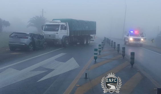 Choque frontal dej� un hombre de 42 a�os en grave estado 