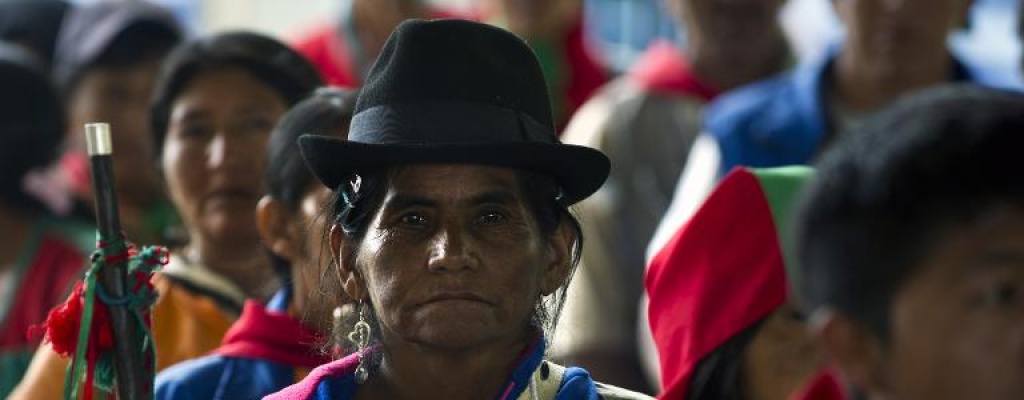 M�s de 50 heridos en choques entre ind�genas y polic�as en Colombia