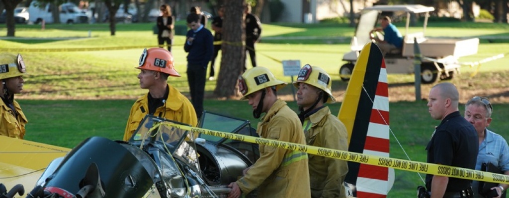 Harrison Ford internado tras accidentarse en su avioneta part�cular