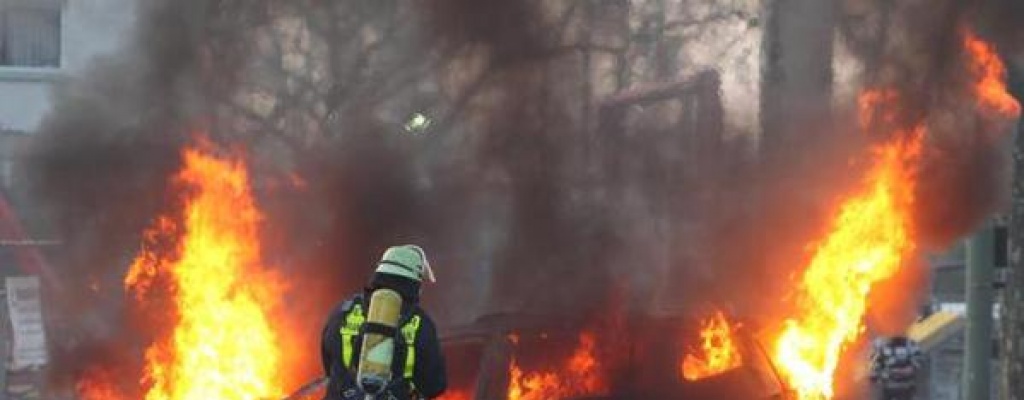 Incidentes en Fr�ncfort en inauguraci�n de sede del Banco Europeo