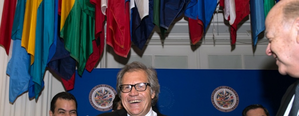 Almagro prometi� "nueva agenda de di�logo" en la OEA para Cuba y Venezuela