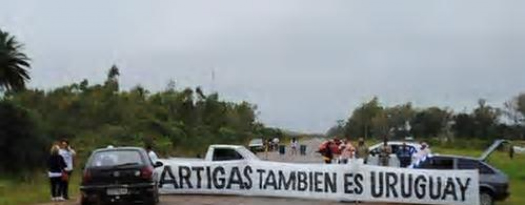 Cortan ruta 30 que une Artigas con Montevideo