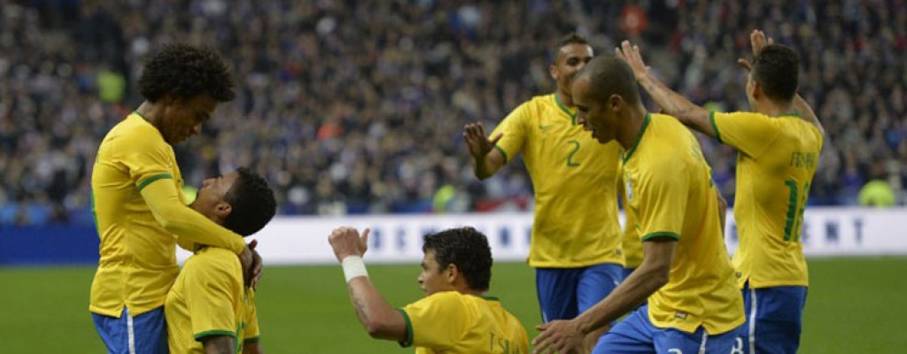 Brasil gan� 3-1 a Francia de visitante y Dunga mantiene su invicto