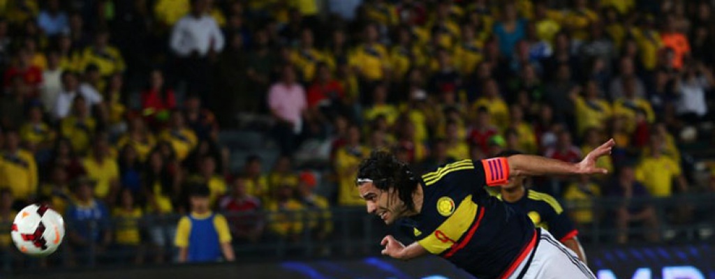 Colombia gan� a Kuwait y Falcao igual� a m�ximo goleador hist�rico