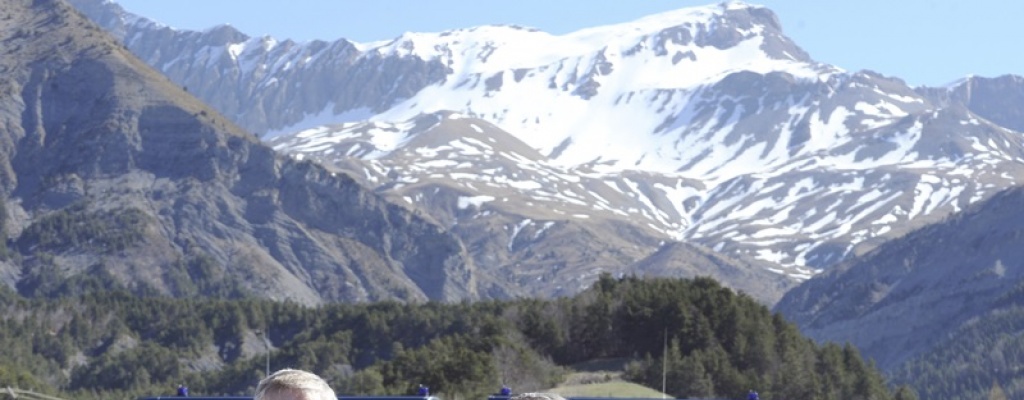 Jerarcas de Lufthansa y Germanwings visitan zona del siniestro a�reo