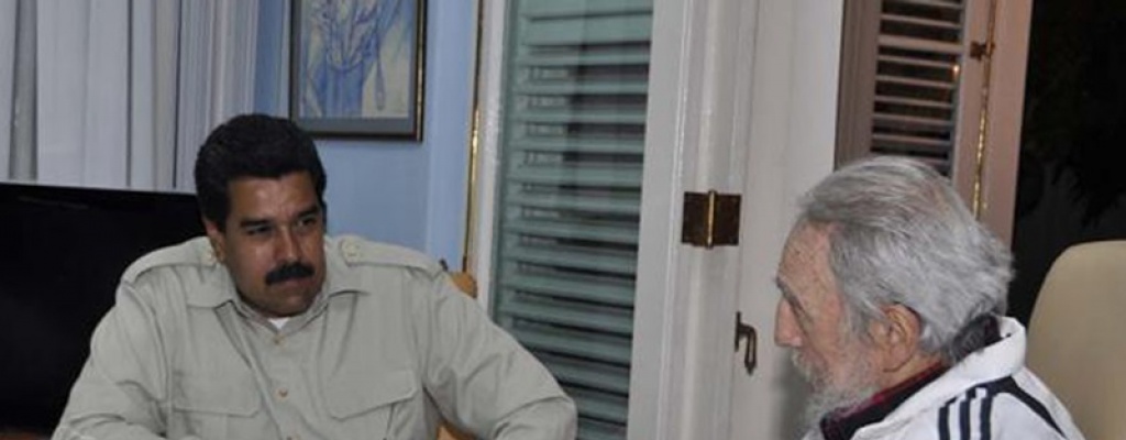 Maduro se reuni� con Fidel Castro en retorno de Panam�