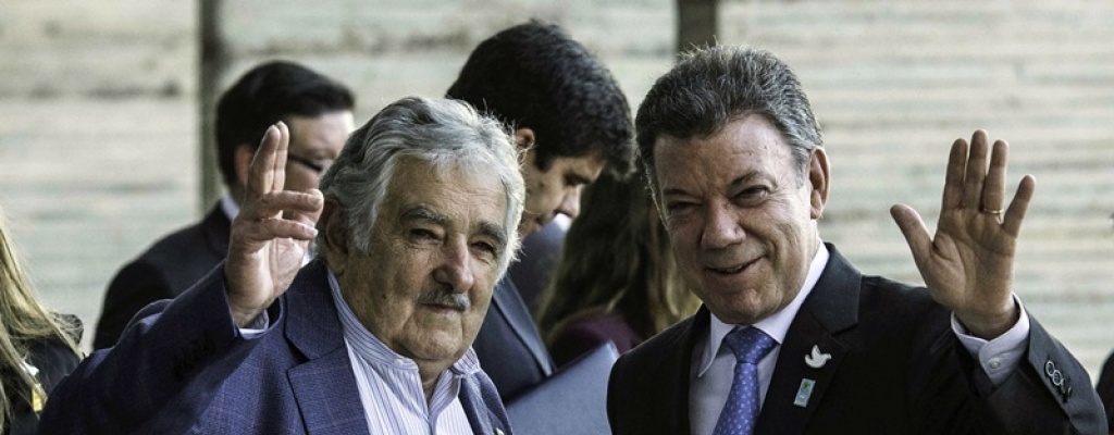 Santos agradeci� apoyo de Mujica en di�logo con las FARC pero aclar� que no es mediador