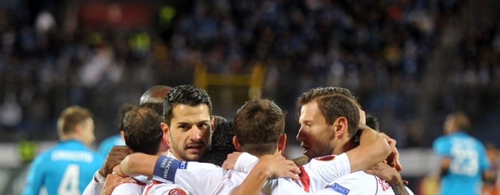 Sevilla, Dniepropetrovsk, Napoli y Fiorentina en semis de Europa League