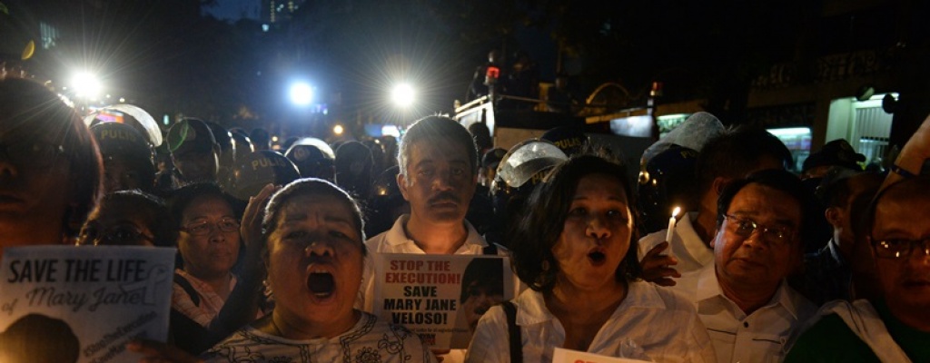 �ltima visita de familiares a condenados a muerte en Indonesia