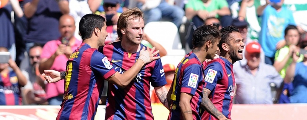 Goleada tremenda del Barcelona 8-0 ante C�rdoba con tres tantos de Su�rez