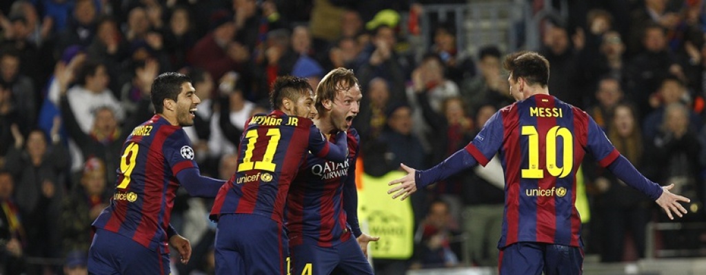 Barcelona con un "doblete" de Lionel Messi y un gol de Neymar, derrot� 3-0 en casa al Bayern M�nich