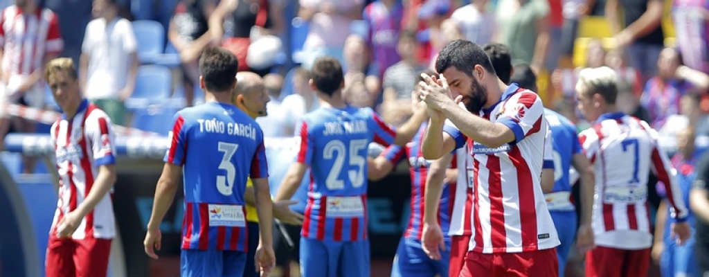 Atl�tico de Madrid empat� 2-2 ante Levante