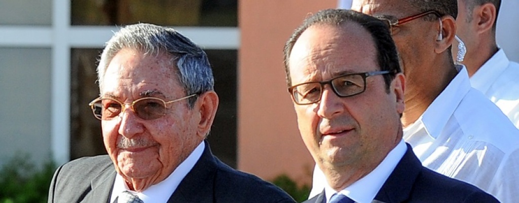 Hollande se reuni� con hermanos Castro en su visita a Cuba