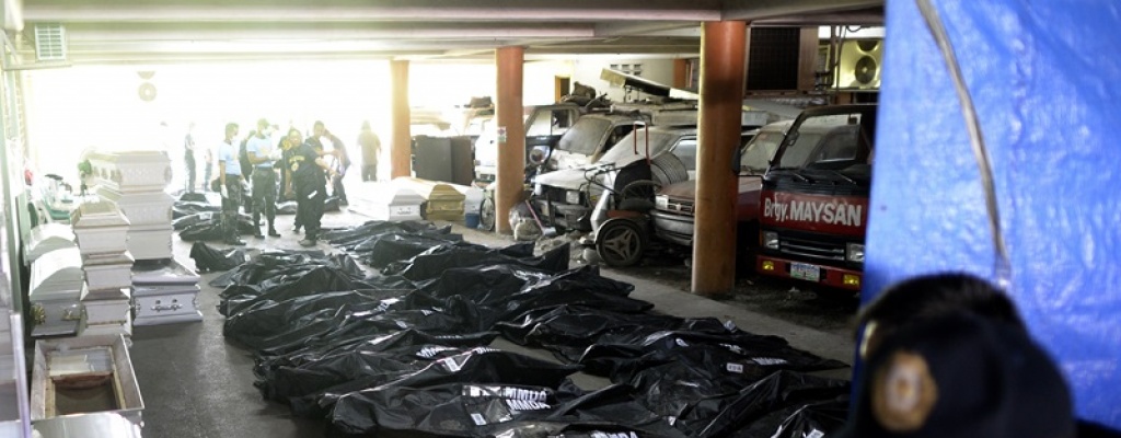 Fallecen 72 personas en incendio de f�brica de zapatos en Filipinas