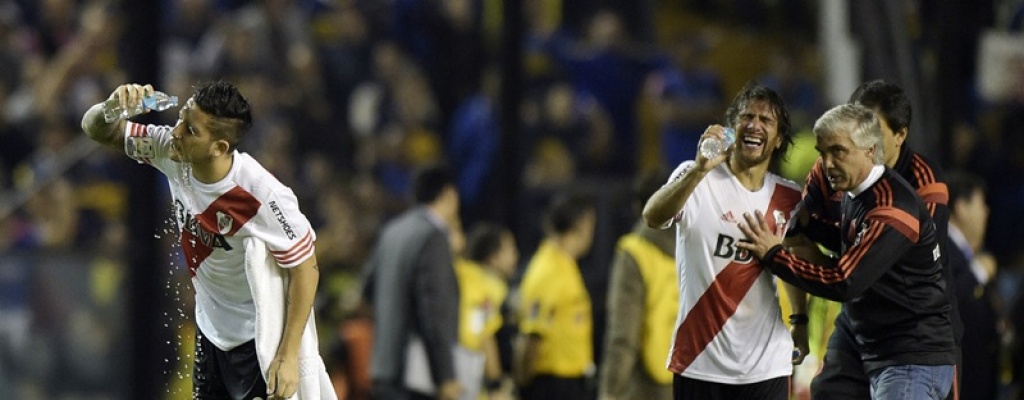 Cuatro jugadores de River fueron atendidos en el Instituto del Quemado