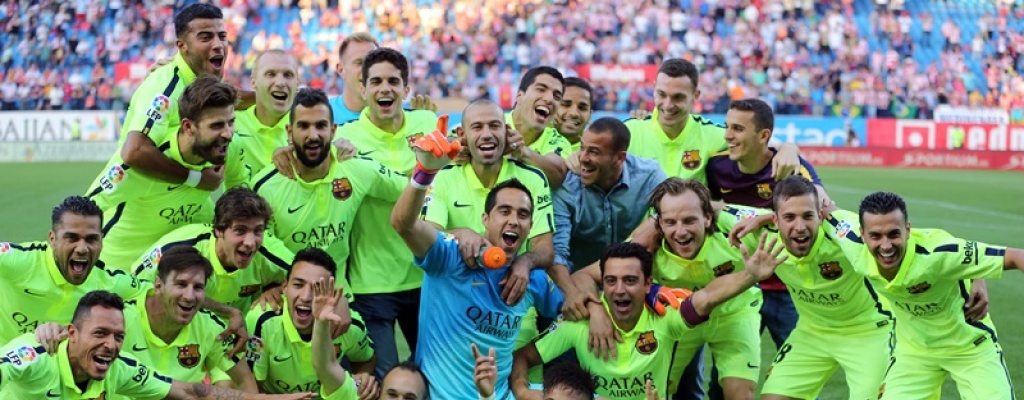 Barcelona gan� a Atl�tico de Madrid y se qued� con la Liga Espa�ola