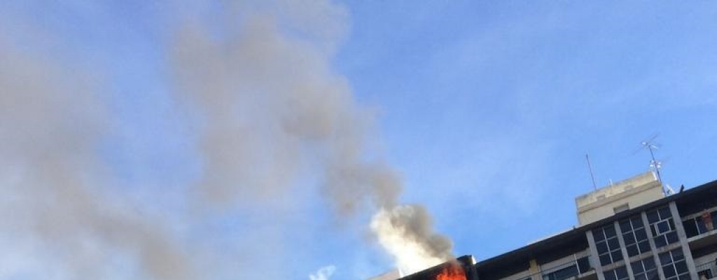 Incendio en Rivera y Soca