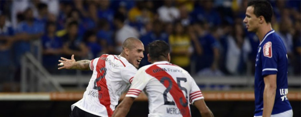 River gan� 3-0 ante Cruzeiro en Brasil y se meti� en semifinales