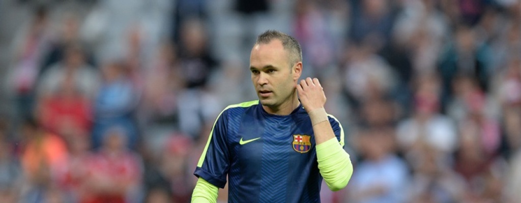 Iniesta regres� a entrenar con Barcelona a dos d�as de la final