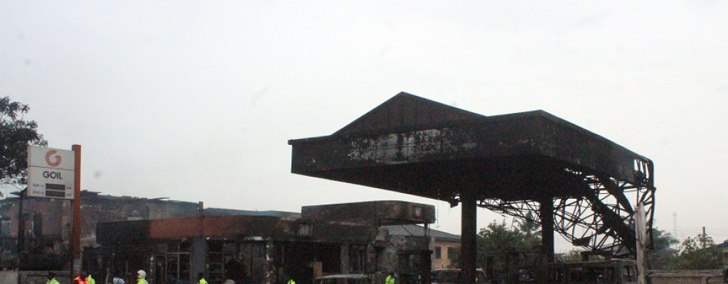 M�s de 90 muertos en el incendio de una estaci�n de servicio en Ghana