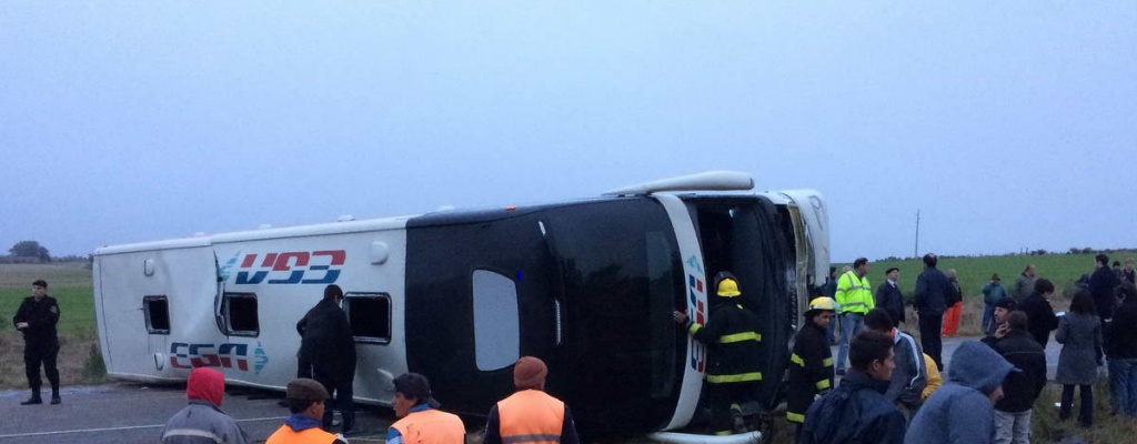 Accidente de EGA deja varios heridos