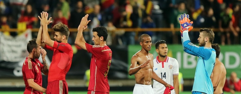Espa�a venci� 2-1 a Costa Rica en amistoso internacional