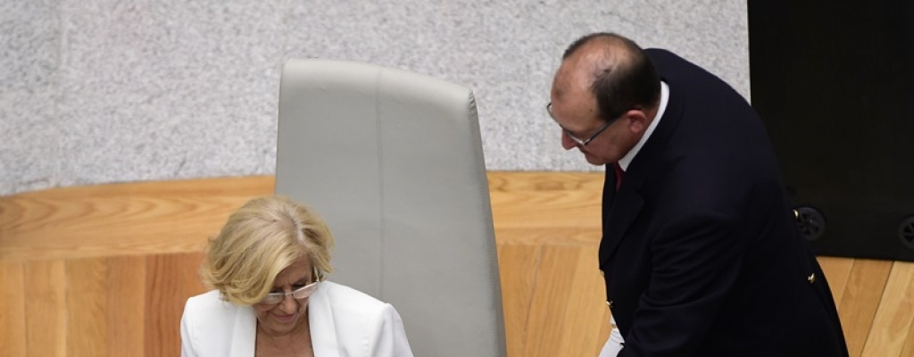 Jueza Manuela Carmena investida como nueva alcaldesa de Madrid