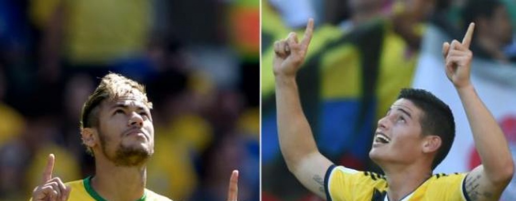 Neymar y James Rodr�guez cierran la pasarela de estrellas de la Copa Am�rica-2015