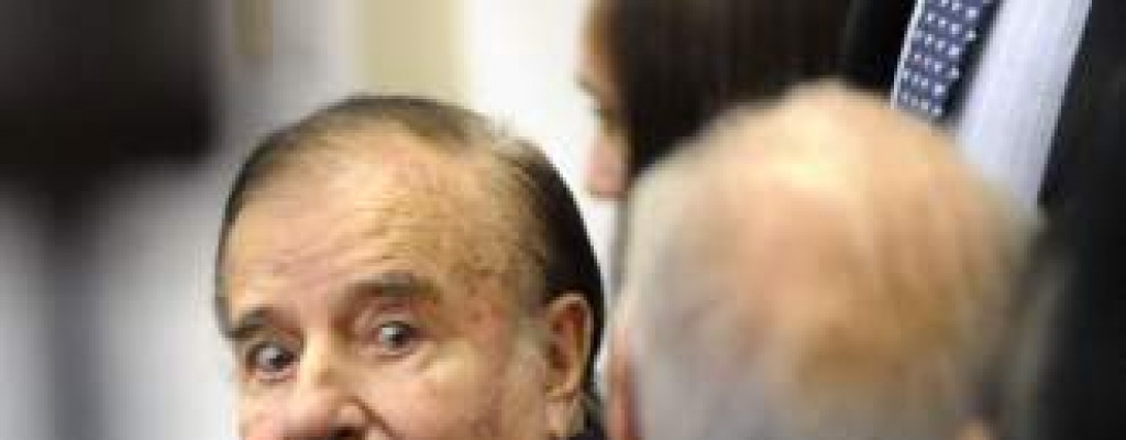 Confirman millonario embargo a Menem