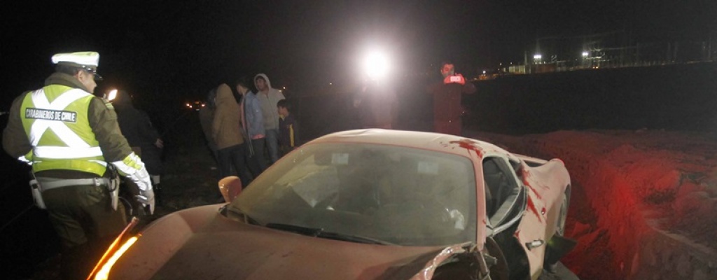 Arturo Vidal detenido tras dar positivo al accidentarse en su Ferrari