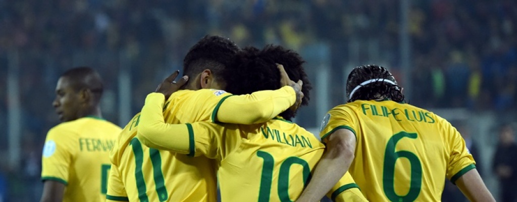 Brasil, Per� y Colombia clasificaron; Chile ante Uruguay en cuartos