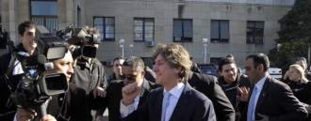 Reapareci� Boudou en acto oficial y elogi� a Per�n