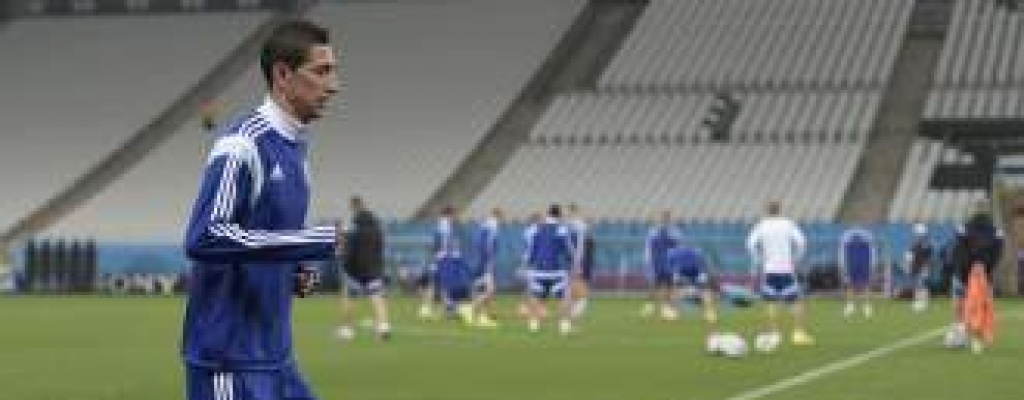 Di Mar�a exige su pierna para estar en la final ante Alemania 