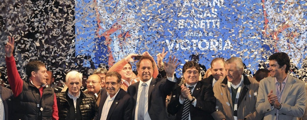 Argentina: Scioli y An�bal Fern�ndez elogiaron al ex presidente Menem