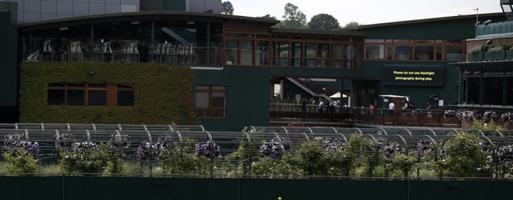 Wimbledon: Jornada de lluvia tras varios d�as de intenso calor