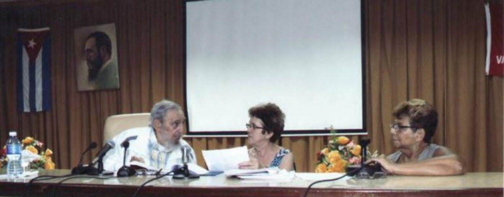 Fidel Castro reapareci� visitando a maestros queseros