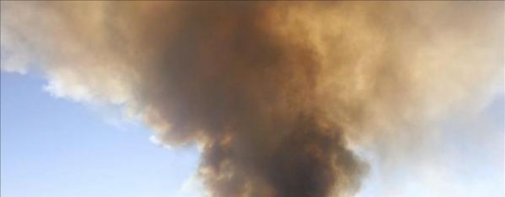 Evacan a 1.400 personas por incendio en el oeste de Espaa