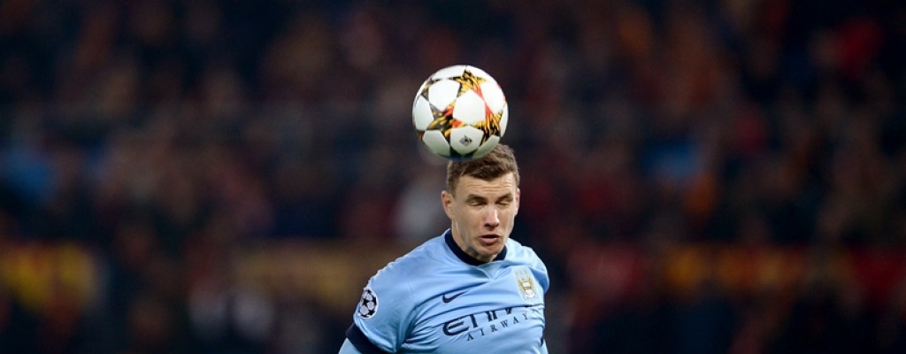 Edin Dzeko dej el Manchester City y march cedido a la Roma