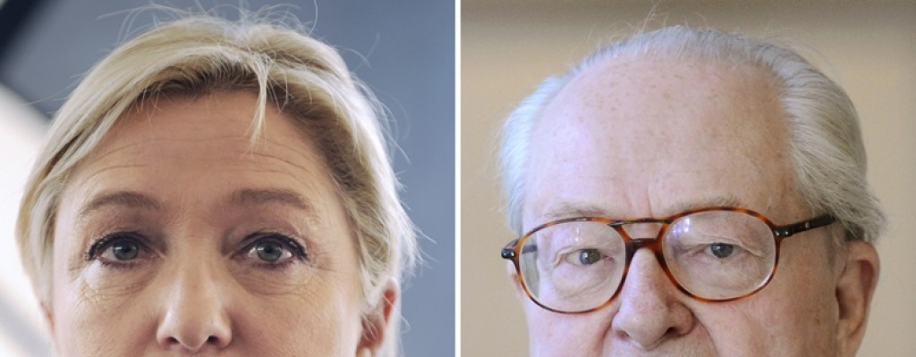 Le Pen contra su hija: "Est mal matar a un padre"