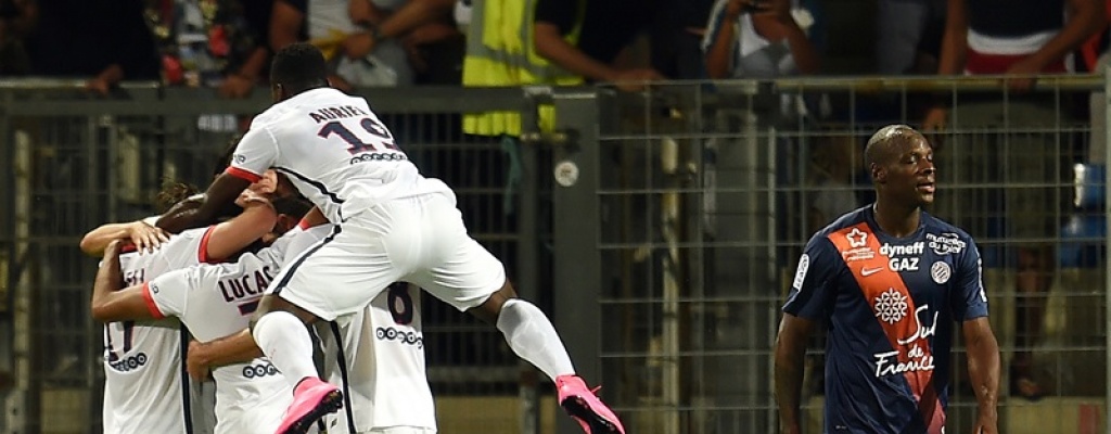 PSG gan al Montpellier y lidera el campeonato francs