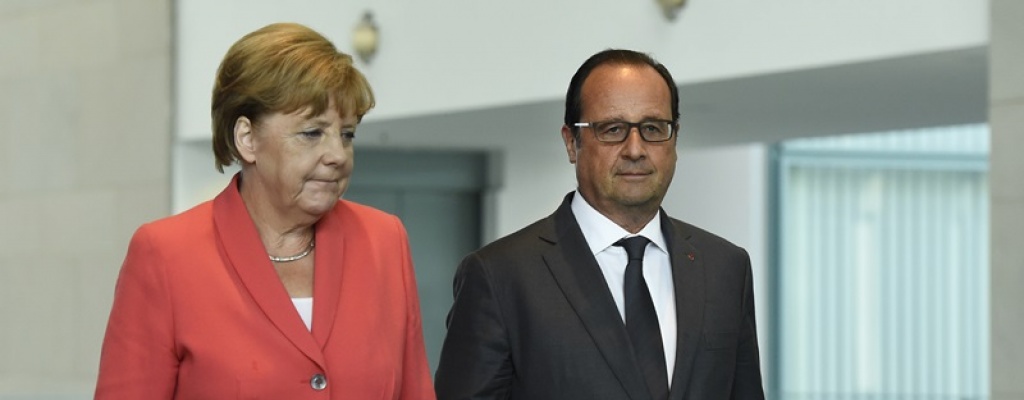 Merkel y Hollande se renen por crisis migratoria en Europa
