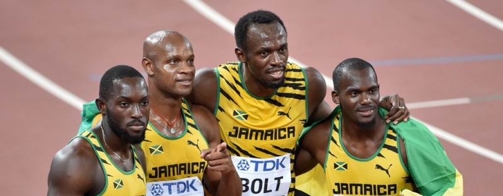 Mundial Atletismo: Bolt gan con Jamaica 4 x 400 metros y logr triplete