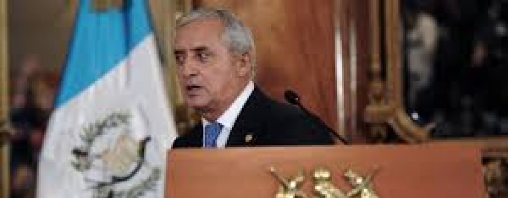 Renuncia presidente de Guatemala acusado de corrupcin