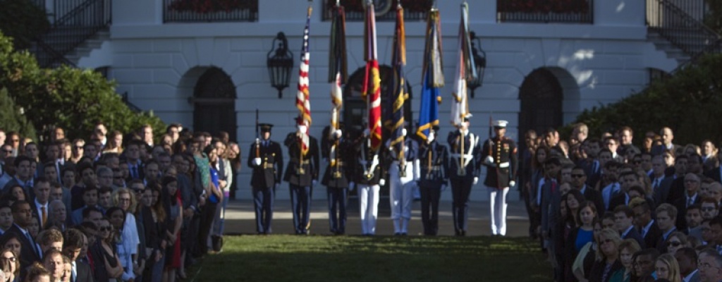 Obama encabez� minuto de silencio en la Casa Blanca por aniversario del 11-S
