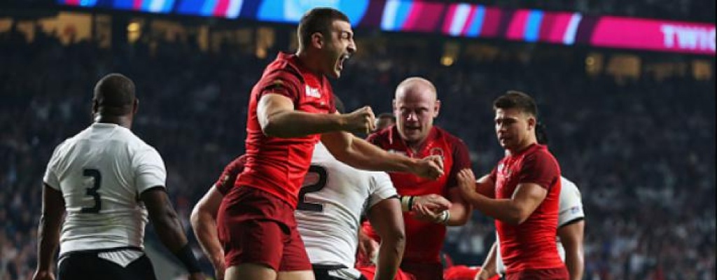 Mundial de Rugby comenz� con victoria sin brillo de Inglaterra