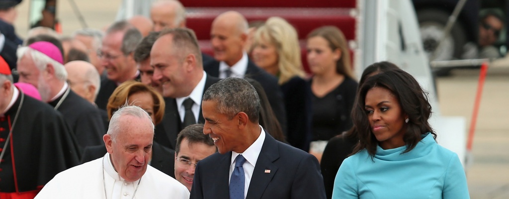 Papa Francisco aterriz� en Washington para visita de seis d�as a EE.UU