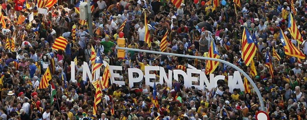 Catalu�a cerr� una tensa campa�a electoral con vistas a la independencia
