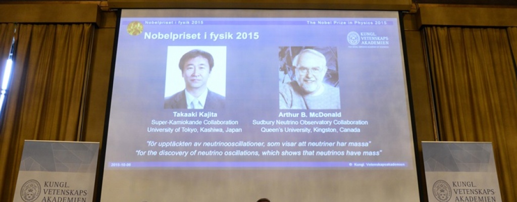 Nobel de Fsica para japons y canadiense por trabajos sobre neutrinos